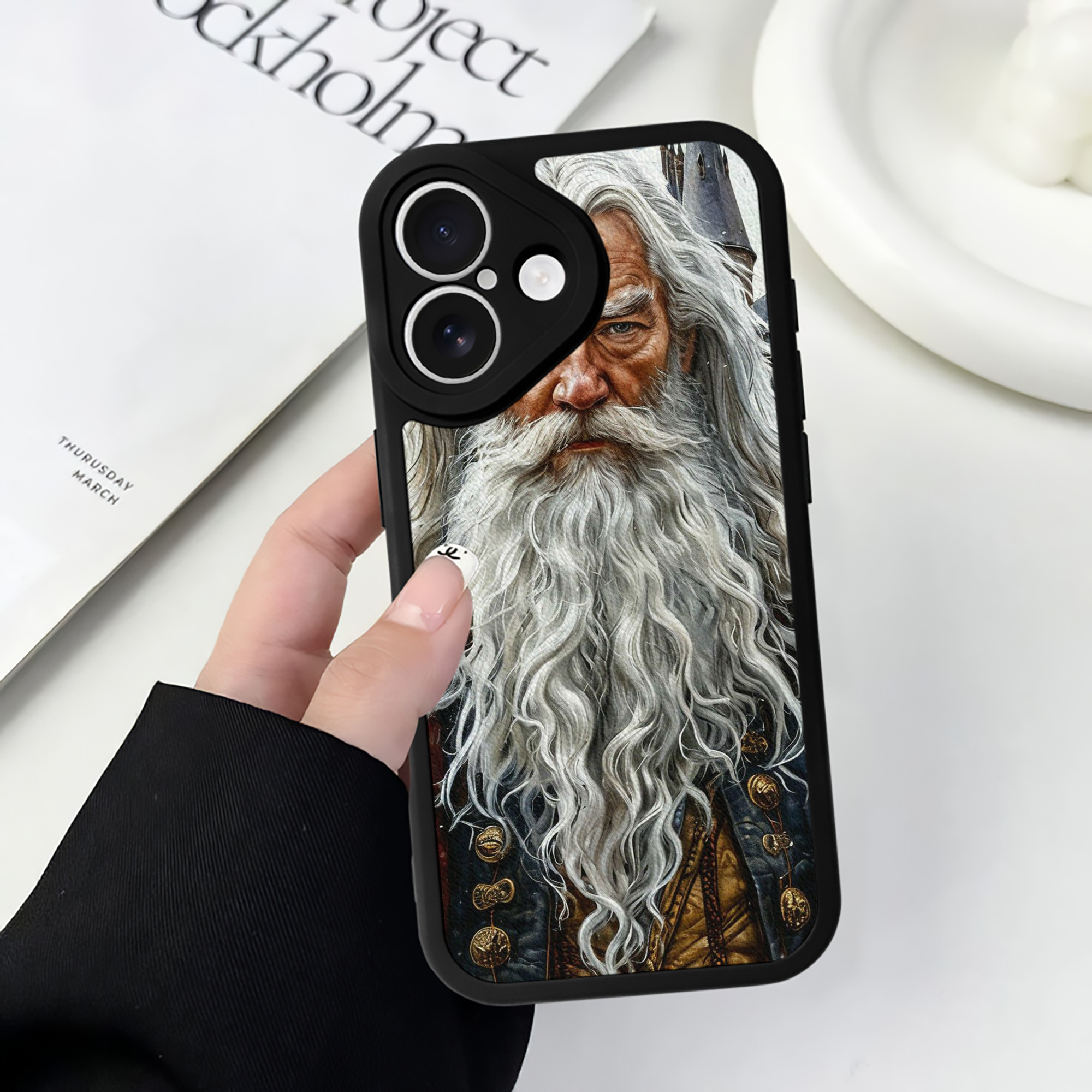 （画像用） Harry Potter ハリー・ポッターシリーズ 【iPhone 16シリーズ対応】シリコンスマホケース（レザー調） 材質：シリコン
